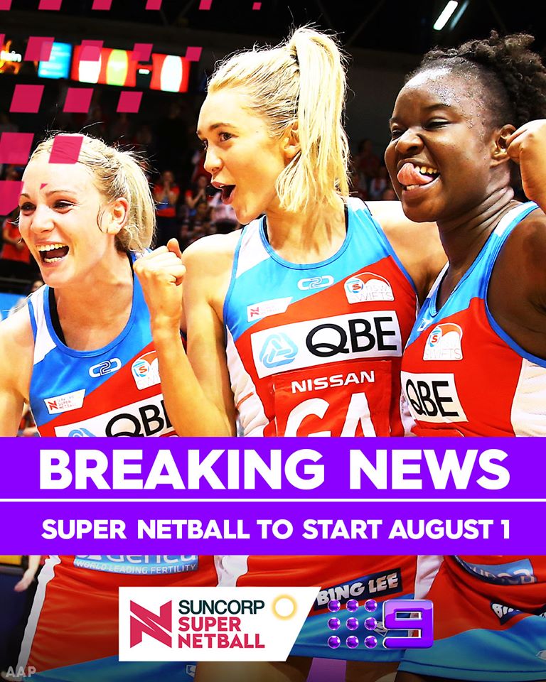 Suncorp Super Netball 2020 startet am 1. August!