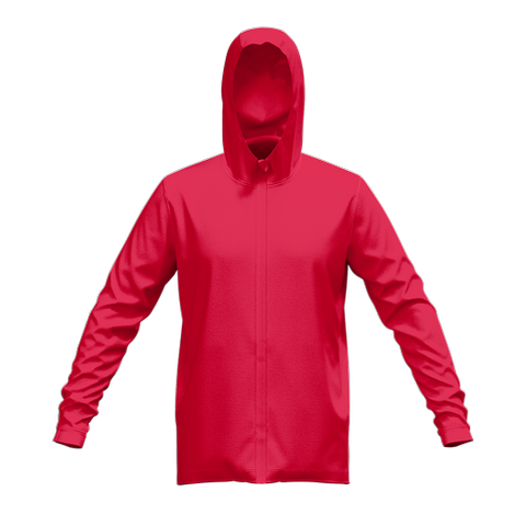 Glide Tech Kapuzenpullover mit Reißverschluss Rot