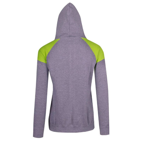 Mens Shoulder Contrast Zip Hoodie