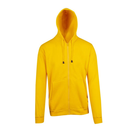 Netball Umpire Zip Hoodie With Pocket "Gold" - Front View