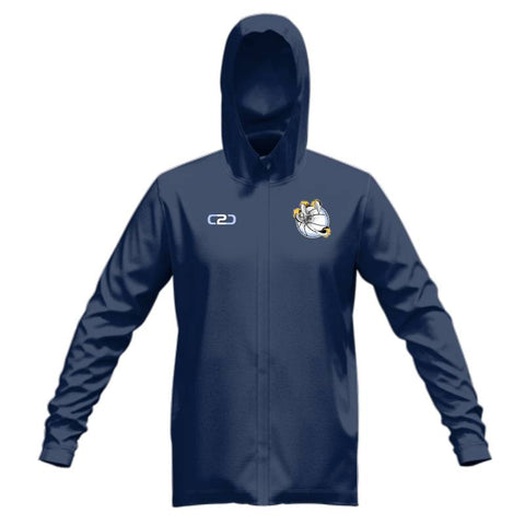 Glide Tech Kapuzenpullover mit Reißverschluss Navy