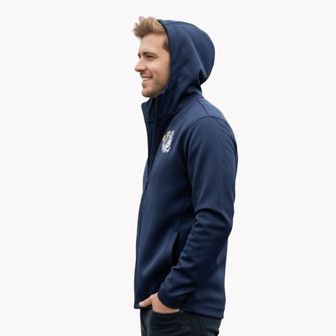 Glide Tech Kapuzenpullover mit Reißverschluss Navy