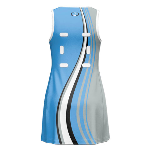 Custom Core 120 Netball Dress Back View