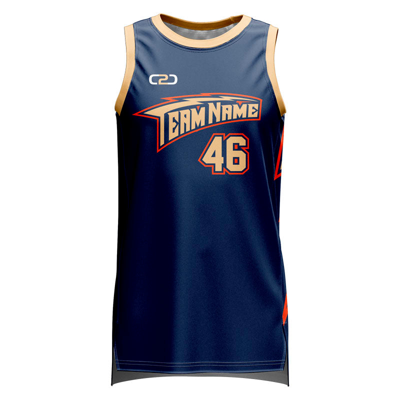 Das Bay HP Split Basketball Singlet Gestalten Sie Ihr eigenes