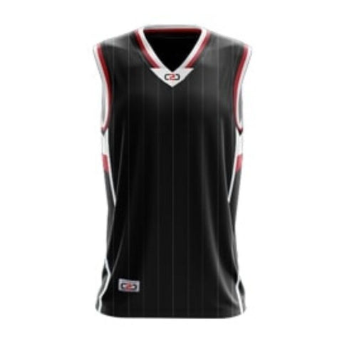 Silver Collection Basketball Singlet Schwarz