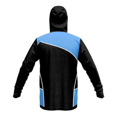 Custom Bandit Tech Zip Hoodie Back View